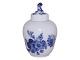 Antik K presents: Blue Flower CurvedSmall lidded tea jar