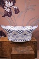 K&Co. presents: Antique Blue Fluted Full Lace oval fruit bowl from Royal Copenhagen.1/1059. 1.sort. stamped ...