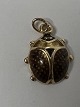 Antik Huset presents: 18 carat gold. Ladybug with enamel.Charms / Pendants.Height 1.8 cm.
