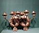 Antikkram presents: Pair of antique 3-arms bracket lamps for candlelights
