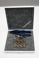 Antikkram presents: Georg Jensen Christmas Nordica Christmas Ornament 1990, Christmas Basket