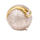 Aabenraa Antikvitetshandel presents: An Ole Lynggaard, Copenhagen, 18kt whitegold clasp with two diamonds. D: 14mm