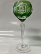 Rømer Glass Red Wine Green.Height 20.7 cm