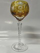 Rømer Glass Red Wine Golden Brown.Height 20.7 cm
