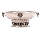 Aabenraa Antikvitetshandel presents: Large Georg Jensen Grape jardiniere in sterling silver #296BH: 10.6 cm. ...