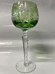 Antik Huset presents: Rømer Wine Glass Green.Height 18 cm