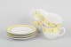 L'Art presents: Royal Doulton, Blueberry, set of four large coffee cups with saucers.