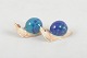 Karl Ens for Volkstedt, pair of Art Deco snail figurines.