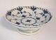 Lundin Antique presents: Royal Copenhagen. Blue fluted, full lace. Small round bowl on foot. Model 1023. Height ...