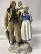 Antik Huset presents: Bing & Grondahl Figurine, Fisherman family.Dec. Nr. 2025.