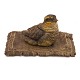 Aabenraa Antikvitetshandel presents: Vienna Bronze in the shape of a bird by Franz Bergmann signed: "Geschützt ...