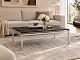 MR Retro Design presents: Exclusive vintage coffee table from the 1970s – black granite and aluminum. A ...