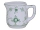 Antik K presents: Green Blue Fluted Plain Thick PorcelainMiniature creamer