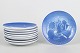 L'Art presents: Bing & Grøndahl, set of nine Christmas plates.