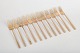 L'Art presents: Sigvard Bernadotte for Scanline, set of twelve bronze lunch forks.
