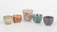 L'Art presents: Japanese Sake Cups, Set of Five.