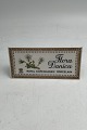 Danam Antik presents: Royal Copenhagen Flora Danica Dealer Sign in English