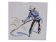 Antik K presents: Royal Copenhagen Tile with man harvesting