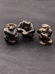 Middelfart Antik presents: Royal Copenhagen set of 3 stoneware monkeys