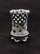 Middelfart Antik presents: Royal Copenhagen blue fluting full lace vase 1/1016