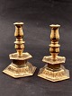 Middelfart Antik presents: A pair of heavy vintage brass candlesticks