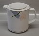 Klosterkælderen presents: 414 Tea pot / Coffee pot with lid 1.3 l / 15 x 20 cm Blue Orchide Modern B&G Pattern