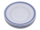 Antik K presents: Blue FanSmall soup plate 22 cm. #11515
