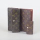 L'Art presents: Louis Vuitton, two wallets and key holder.