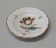 Klosterkælderen presents: 702-1505 Smør assiet 7.5 cm Brown Tulip Curved # 702 Royal Copenhagen Curved ...
