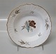 Klosterkælderen presents: 702-1616 Small soup rim plate 22 cm Brown Tulip Curved # 702 Royal Copenhagen Curved ...