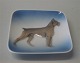 Royal Copenhagen dog card tray