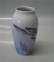 Royal Copenhagen 
RC 89-88A Vase with fish 12.5 cm pre- 1923 Painter 66