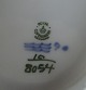 Blue Flower Plain Danish porcelain. Covered dish No 8054 of 1st quality
