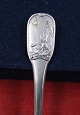 Thumbelina child's spoon of Danish solid silver 15cm