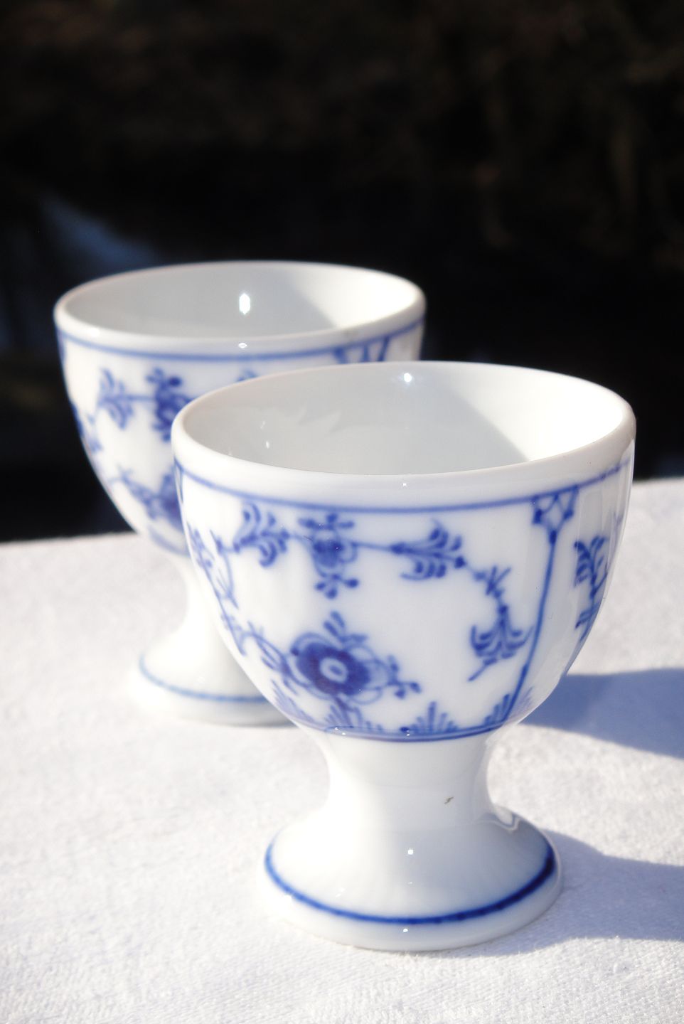 Royal Copenhagen Blue fluted plain Egg cups 2026