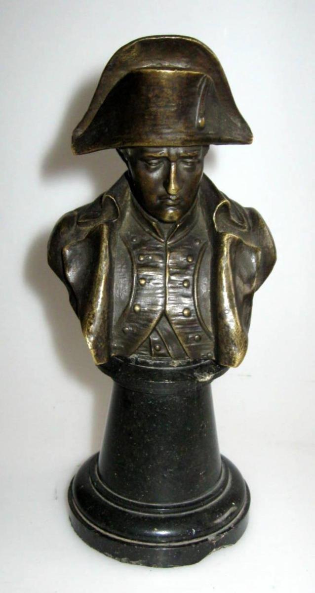 WorldAntique.net - French bronze bust of Napoleon I.