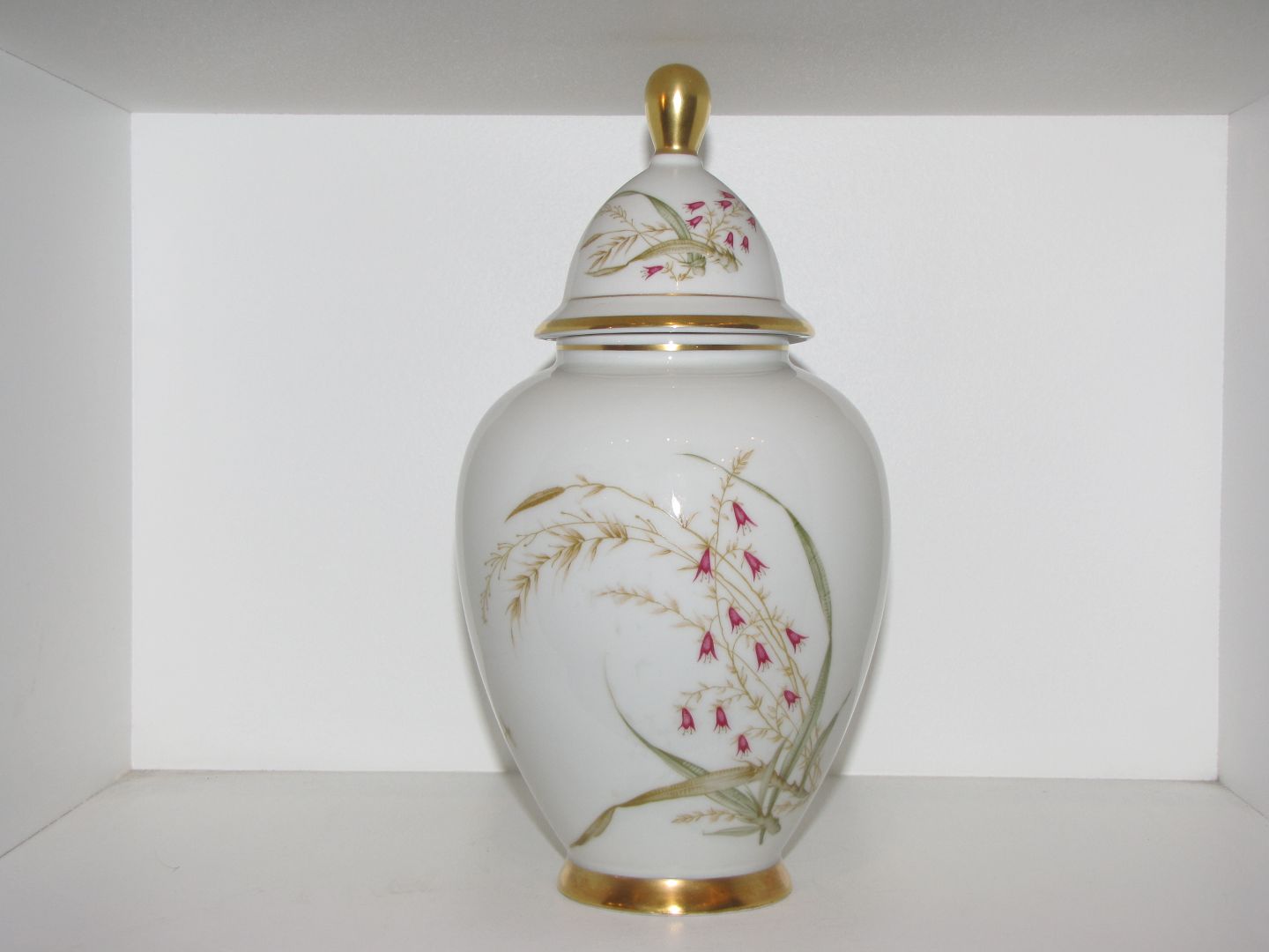 Bavaria Porcelain Jar with a Lid