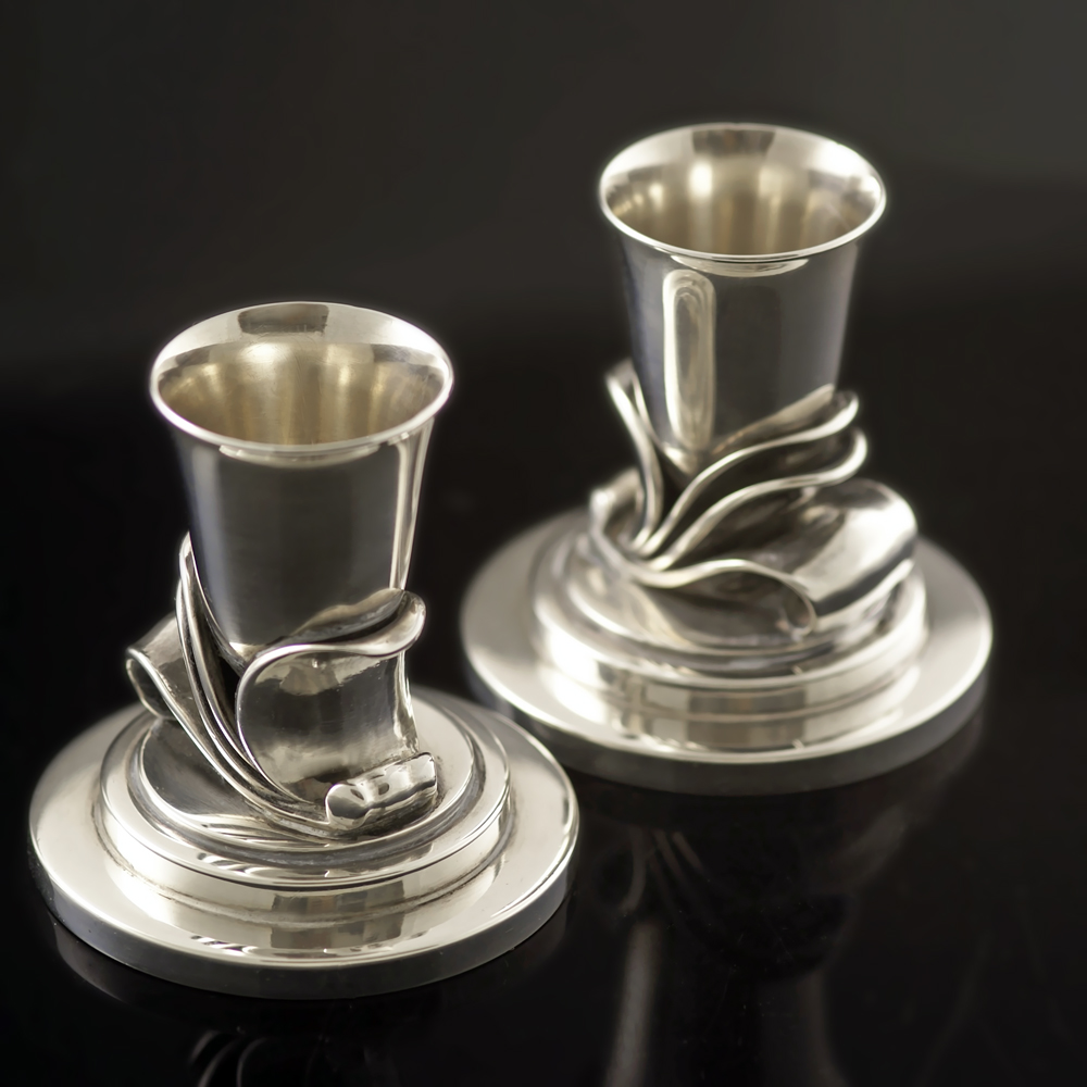 Georg jensen hotsell silver candlesticks