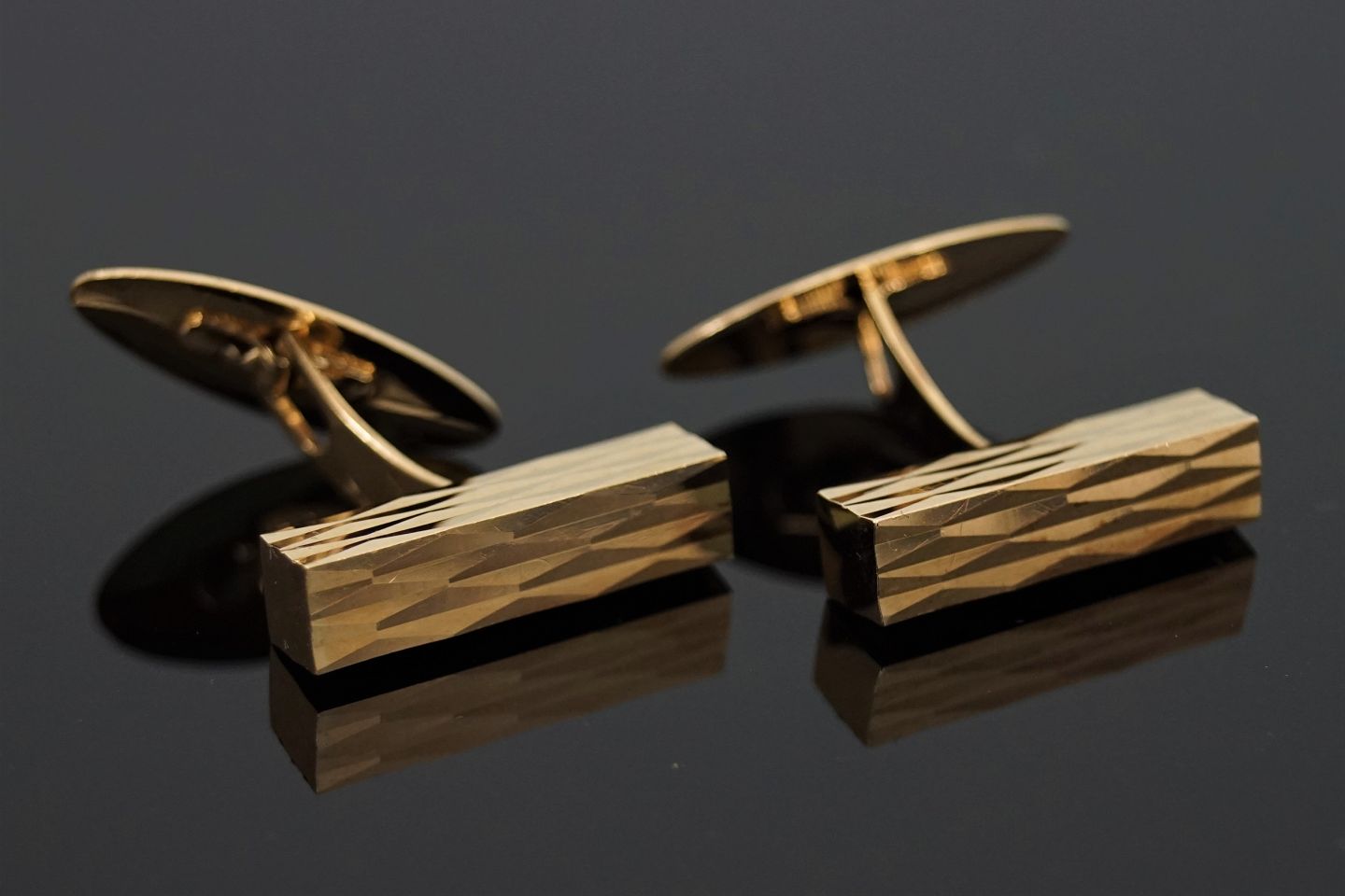 Cufflinks of 14k gold