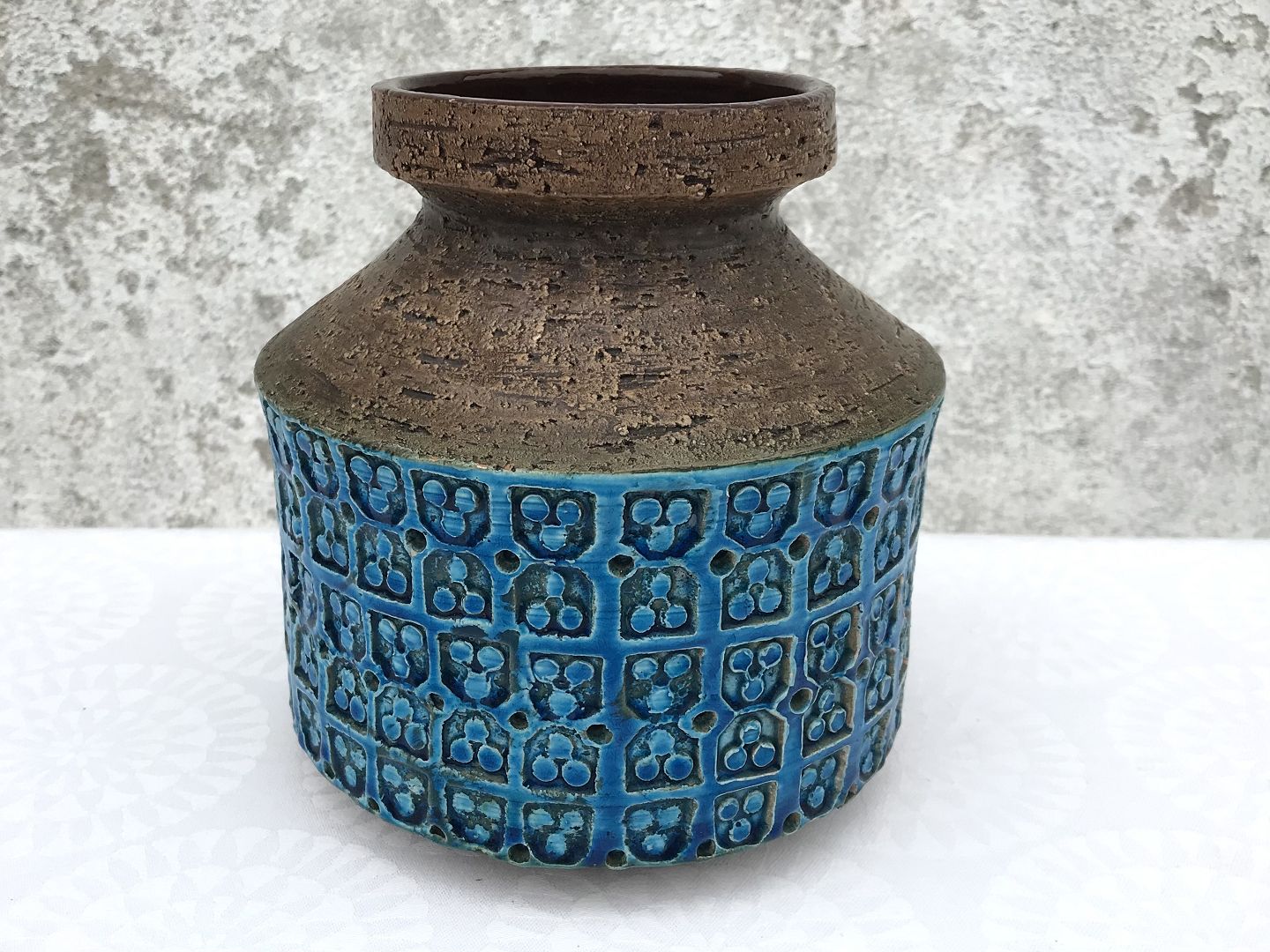 Marco Polo hvordan Bibliografi Moster Olga - Antik & Design - Aldo Londi * Bitossi Blue * Vase * * 575kr -  Aldo Londi * Bitossi Blue * Vase * * 575kr