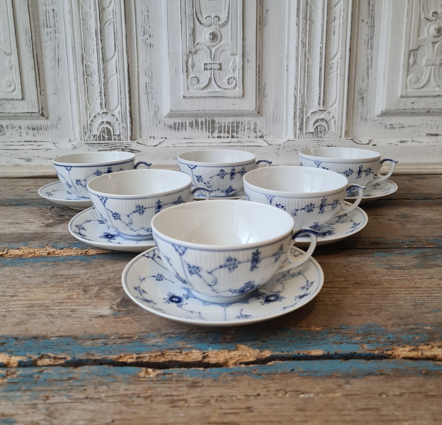  Royal Copenhagen Blue Fluted large teacup No. 315,  Factory second