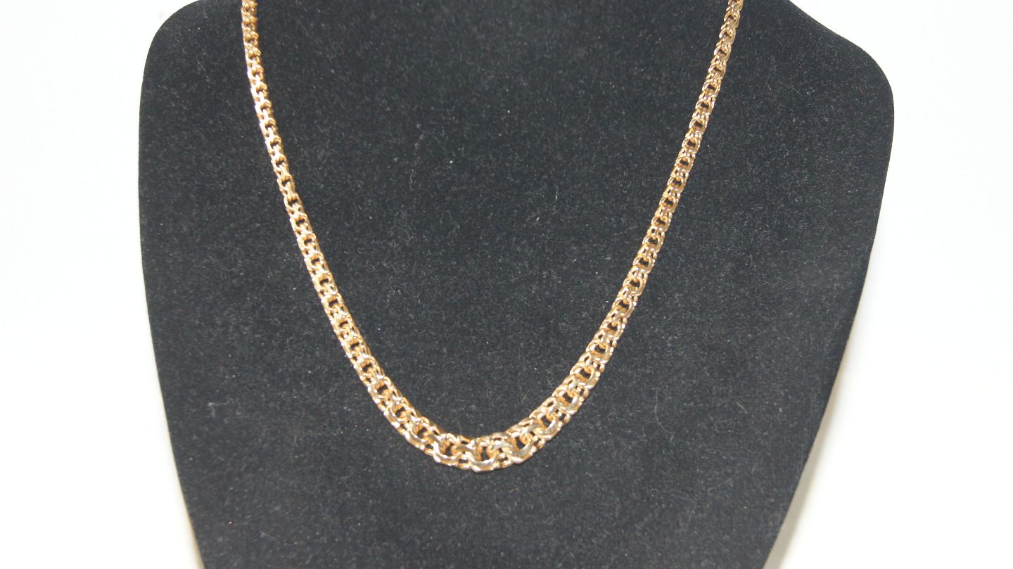 banner Specificitet Opsætning Antik Huset - Din Antikbutik i Glostrup - Elegant Bismark necklace with 14  carat gold - Elegant Bismark necklace with 14 carat gold