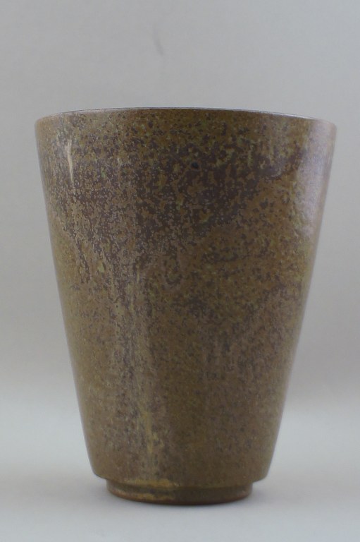 Arne Bang. Ceramic vase. marked AB 75.