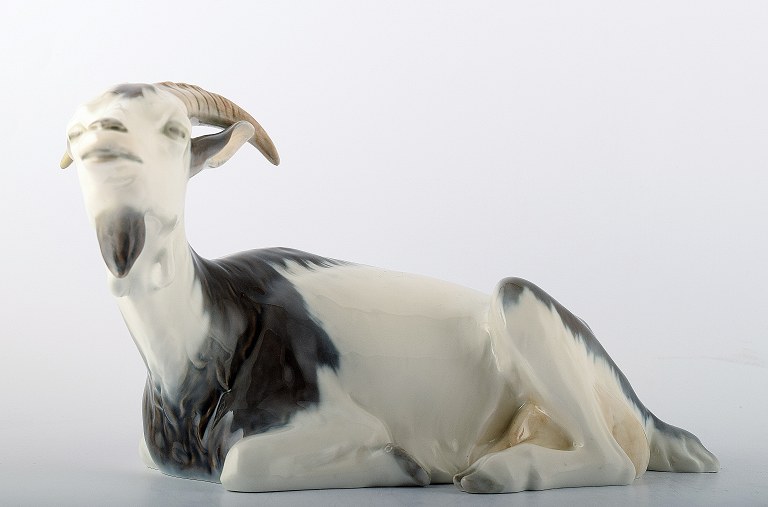 Royal Copenhagen goat, number 466. 
