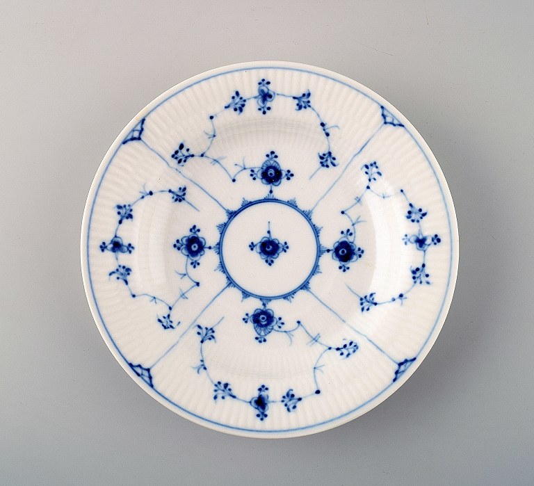 B&G, Bing & Grondahl Blue Fluted antique soup plate.
