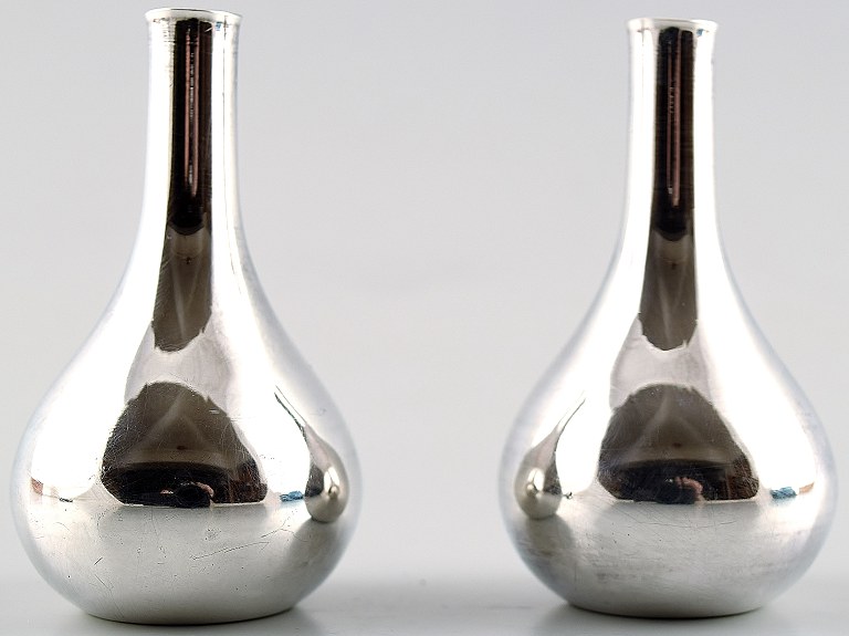 Jens Quistgaard. Danish design, 1960s.
Pair of candlesticks.