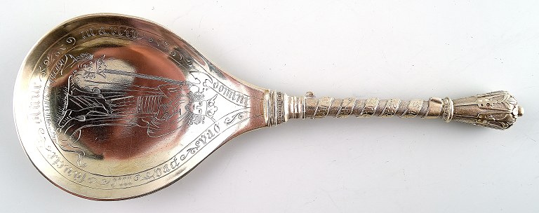 Sterling silver spoon.
