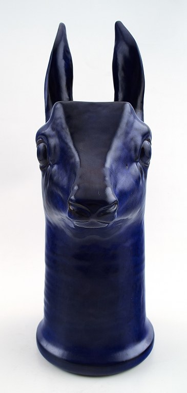 Royal Copenhagen, model number 2983 Antelope Head - Vase.
