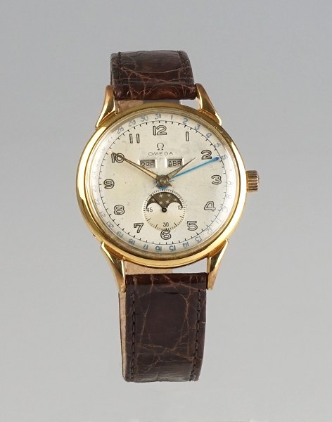 Omega Cosmic Triple Date Moonphase, Cal. 381. 1948-1949