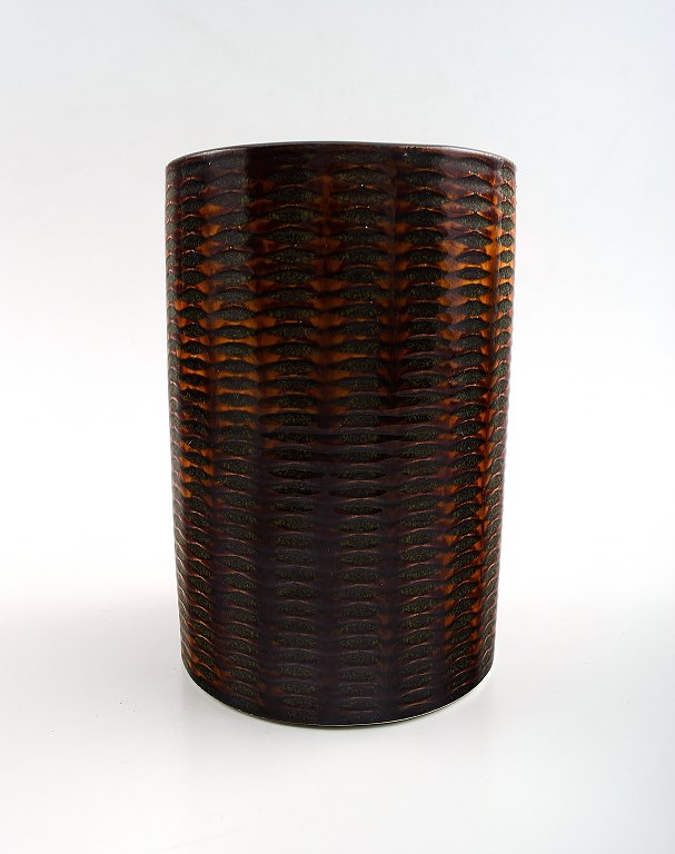 Stig Lindberg, Gustavsberg, Domino vase in ceramic.
